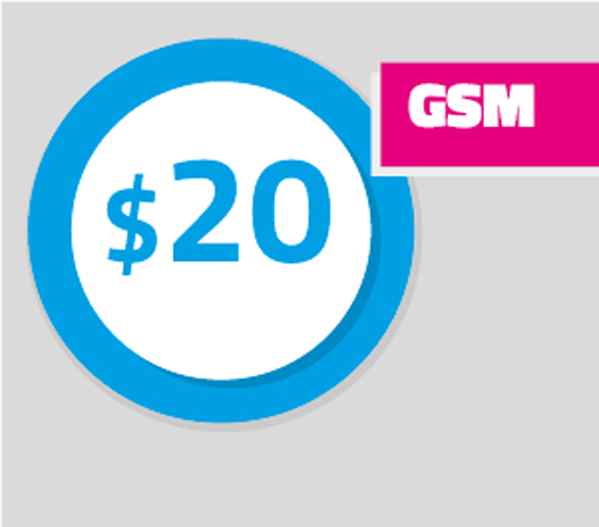 REAL Mobile Pay as You go $20.00